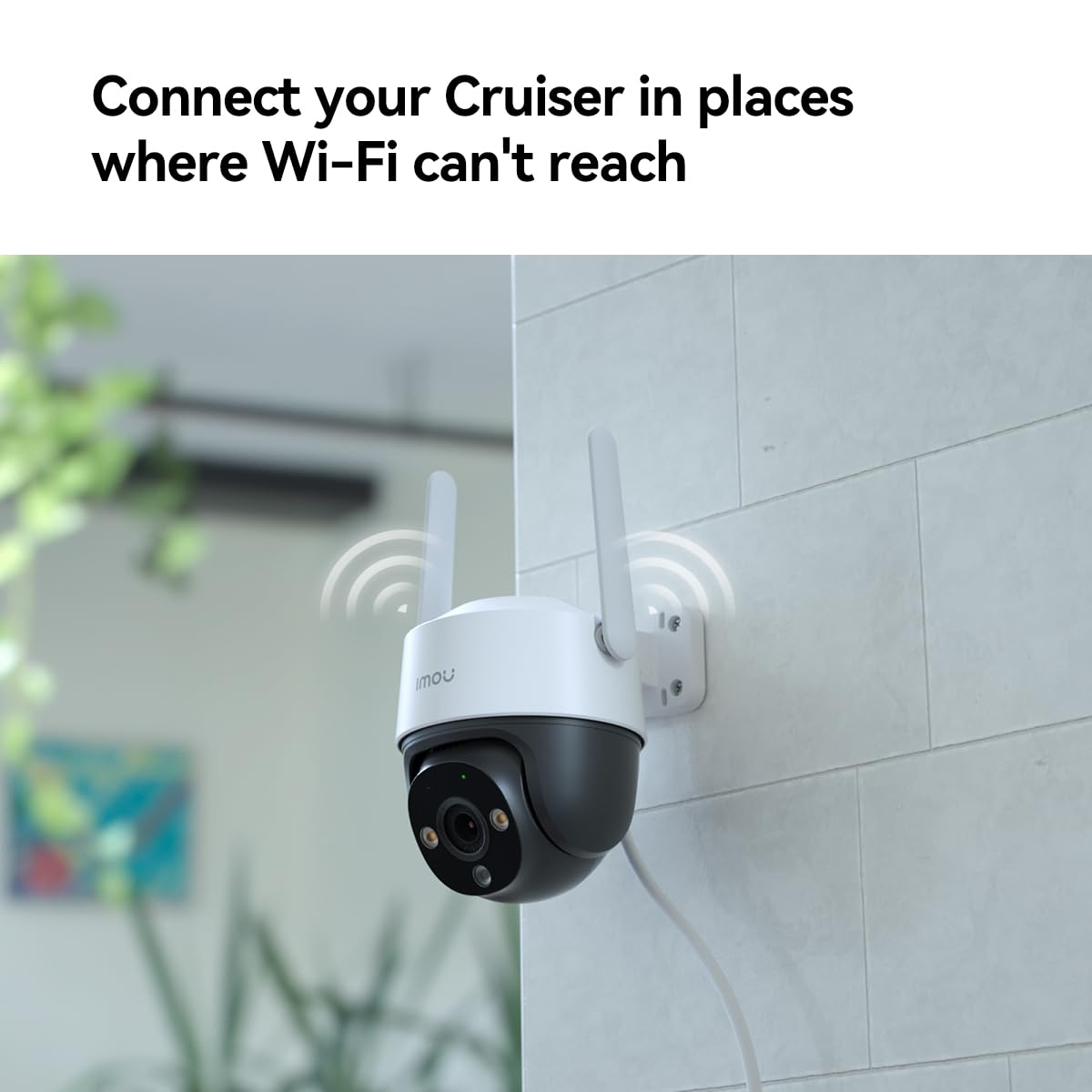 Imou Outdoor SIM Based CCTV Security Camera|4G Connection|Smart Color Night Vision|Two-way Talk|Pan&Tilt|Human Detection|Smart Tracking|IP66 Waterproof|Supports SD Card up to 256GB|Cloud Storage|Alexa