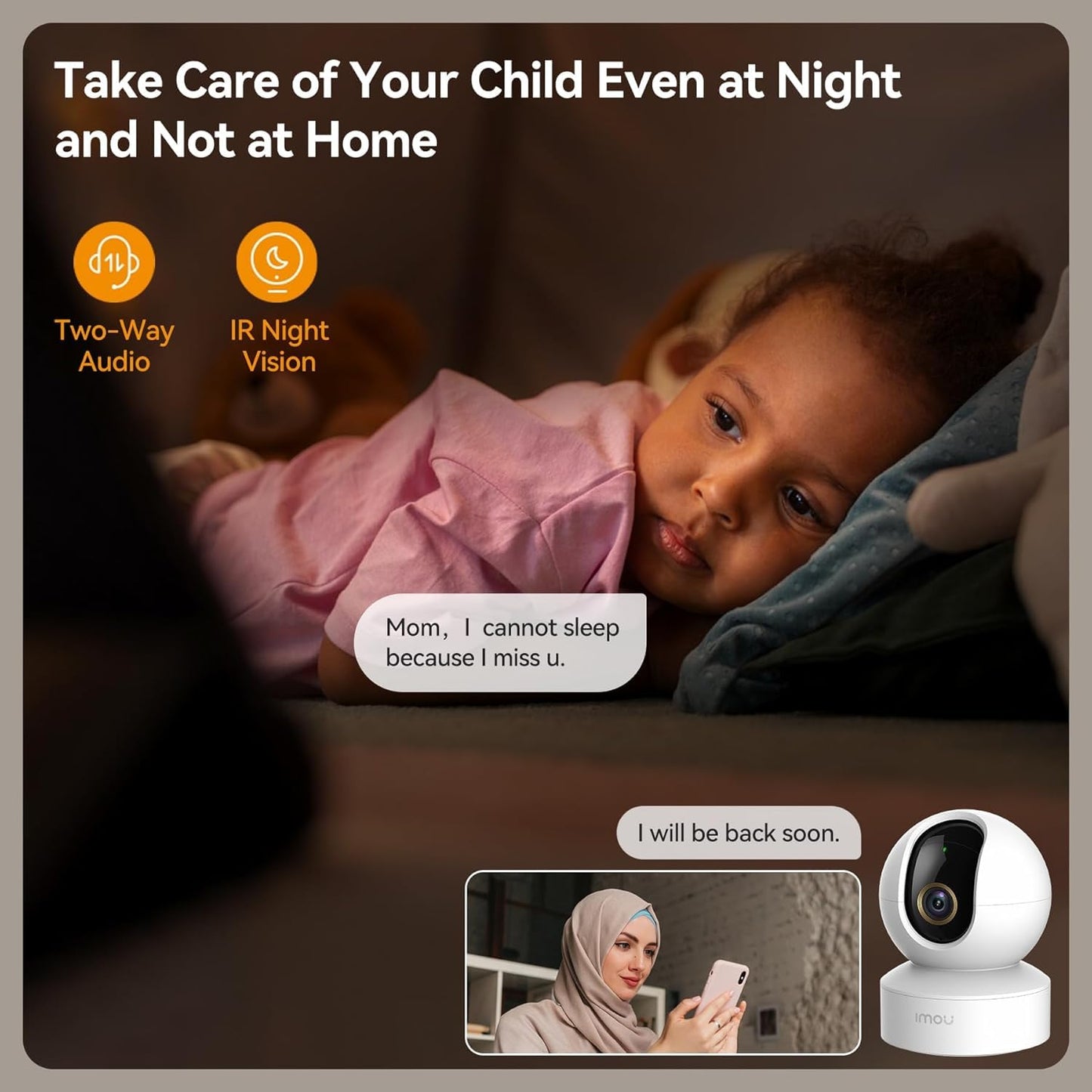 mou 4MP 2.5K QHD Image Smart CCTV Security WiFi Camera for Home, 360° Coverage, AI Human Detection, Siren Alarm, Night Vision 10M, 2-Way Talk, Supports 256GB SD Card, WiFi & Ethernet Connection