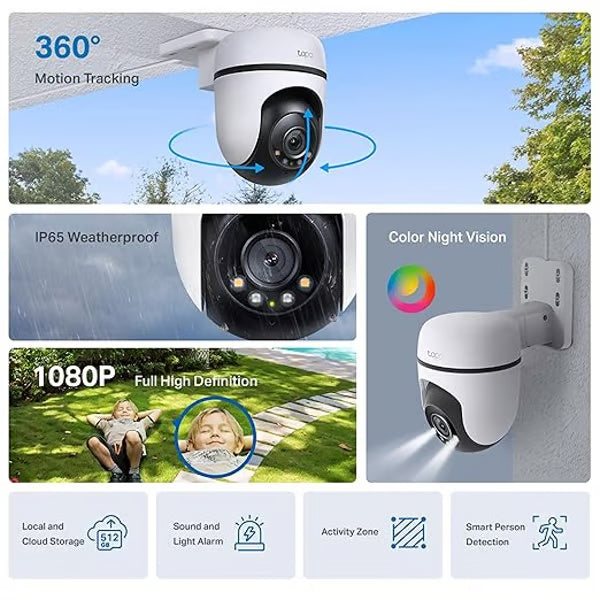 TP-Link Tapo C500 Outdoor Pan/Tilt Home Security WIFI Smart Camera