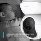 Tapo C210 360° 3MP Full HD 2304 X 1296P Video Pan/Tilt Smart Wi-Fi Security Camera | Alexa Enabled | 2-Way Audio| Night Vision| Motion Detection | Indoor CCTV White