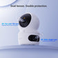 EZVIZ by Hikvision|H7C Dual-Lens Pan & Tilt Wi-Fi Camera|Dual 2k Lenses Resolution|Two Way Calling|360 Panoramic View|Color Night Vision|Privacy Mode|MicroSD Card Support Upto 512GB|White