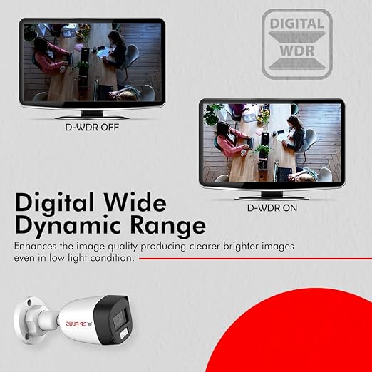 CP PLUS 2.4MP Full Color Guard+ Bullet Outdoor Security Camera | 3.6 mm Fixed Lens | Support Full-Color Starlight | Max 30fps at 2.4MP | Illumination Range of 20 Mtrs, IP67 - CP-GPC-TA24PL2-SE-0360