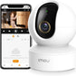 mou 4MP 2.5K QHD Image Smart CCTV Security WiFi Camera for Home, 360° Coverage, AI Human Detection, Siren Alarm, Night Vision 10M, 2-Way Talk, Supports 256GB SD Card, WiFi & Ethernet Connection