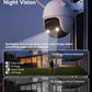 Imou 3MP CCTV Camera for Home Outdoor, 360° Security WiFi Camera, Full Color Night Vision 30M, Human Detection, 2-Way Talk, Siren Alarm, Compatible with Alexa, Supports 512GB SD Card, IP66, DK7