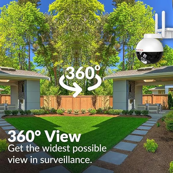 CP PLUS 4MP Wi-fi Full Color Outdoor Smart Security Camera