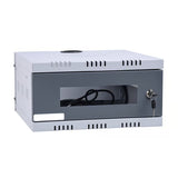 CCTV/DVR Cabinet Box/Network Rack/NVR - Server Rack/CCTV Camera Box with Lock/DVR Box for CCTV - (30D x 30W x 15H) - 1U - Transparent Glass Door Cabinet - (Metal)