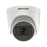 HIKVISION 5 MP Indoor Dome CCTV Camera with inbuilt Audio Mic DS-2CE76H0T-ITPFS White Wired, 1080P